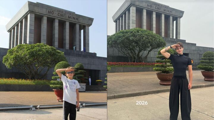 Chàng trai Pháp bày tỏ tình yêu Việt Nam bằng ảnh chụp ở Lăng Bác sau 13 năm 