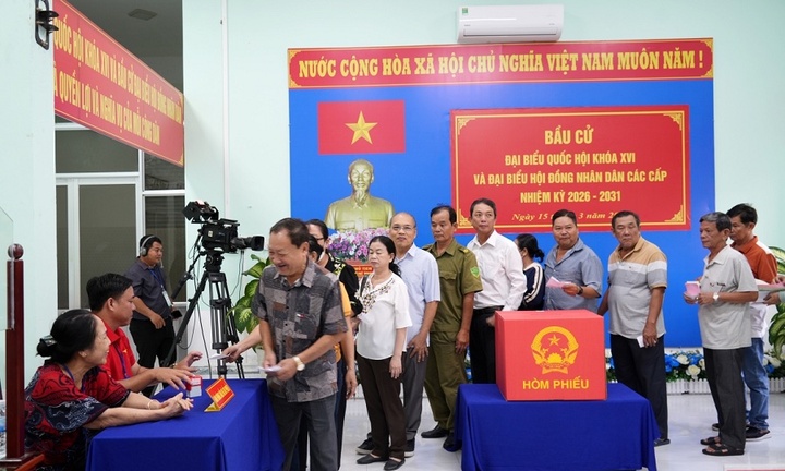 47 xã ở Cà Mau đạt 100% cử tri tham gia bầu cử