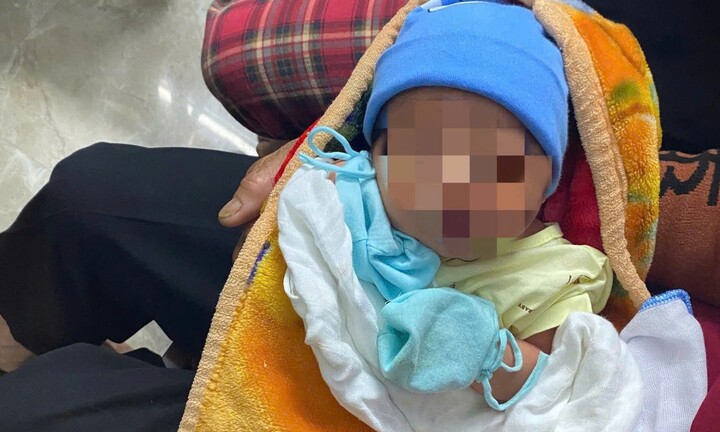 Bé trai sơ sinh bị bỏ rơi dưới hầm chui cao tốc ở Quảng Trị