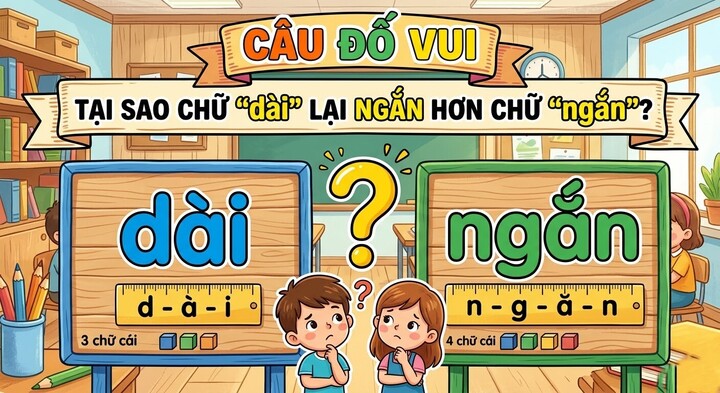 Vì sao chữ 'dài' lại ngắn hơn chữ 'ngắn'?