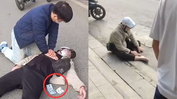 Thấy người bất động trên phố, sao không cứu mà ném tiền lẻ như với người chết?