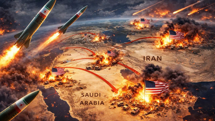 Iran tung đòn trả đũa lớn nhất, 55 mục tiêu Mỹ - Israel rung chuyển