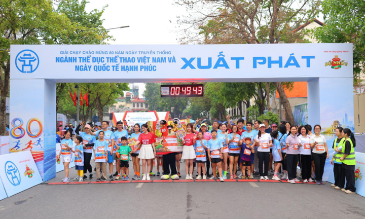 Dấu ấn Phở Đệ Nhất tại giải chạy 80 năm ngành Thể dục Thể thao