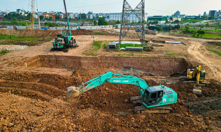 Cận cảnh cụm dự án hồ điều hoà 25ha hơn 1.100 tỷ đồng chống ngập phía Tây Hà Nội