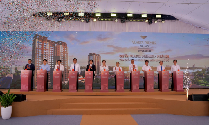Văn Phú khởi công dự án Vlasta Premier - Phú Hội: Chuẩn sống tinh hoa tại TP Huế