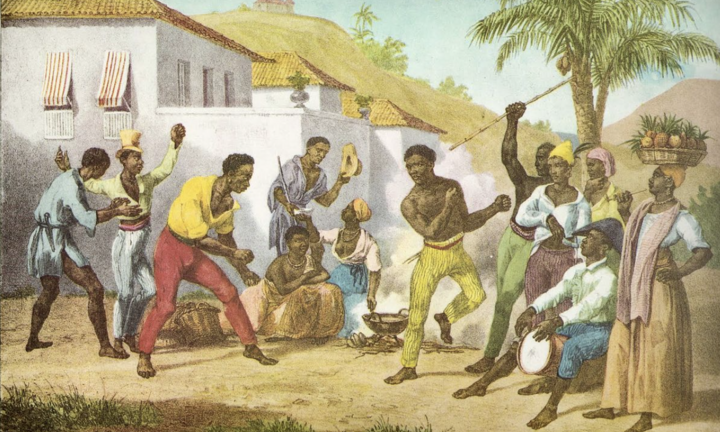 Môn võ của nô lệ nguỵ trang thành nhảy múa, tạo nên văn hóa bóng đá Brazil