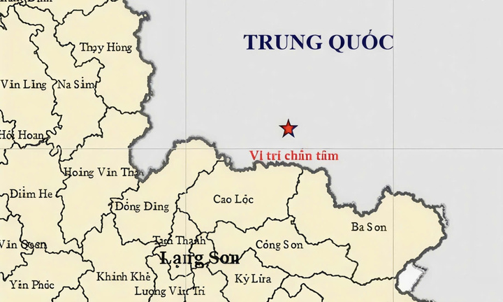 Động đất gần biên giới Việt- Trung, người dân Lạng Sơn cảm nhận rung lắc nhẹ
