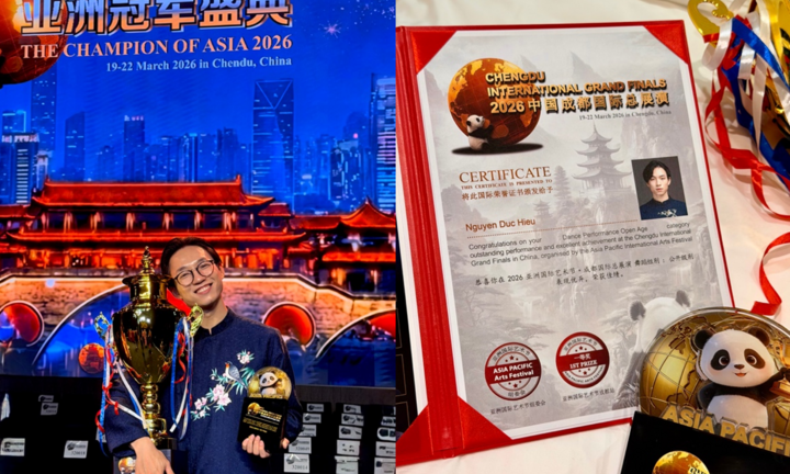 Tài năng ba lê Việt đạt giải Nhất Liên hoan nghệ thuật châu Á - Thái Bình Dương