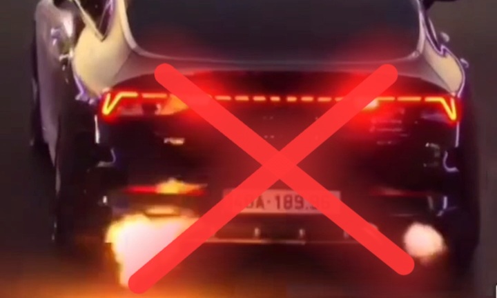 Xử phạt tài xế ô tô 'nẹt pô phun lửa' trên đường, gây xôn xao ở Đắk Lắk