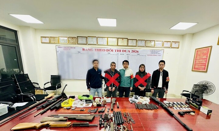 Phá đường dây chế tạo, mua bán vũ khí quân dụng quy mô lớn ở Hải Phòng