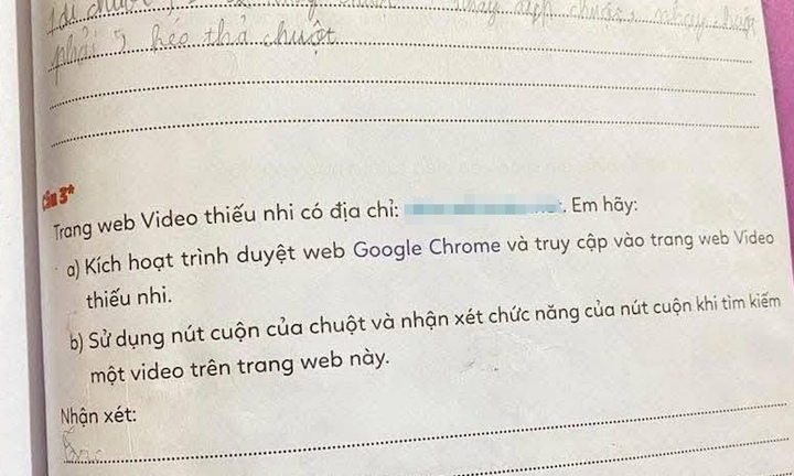 Sách bài tập Tin học lớp 3 chứa link website ‘đen’: Công an vào cuộc làm rõ