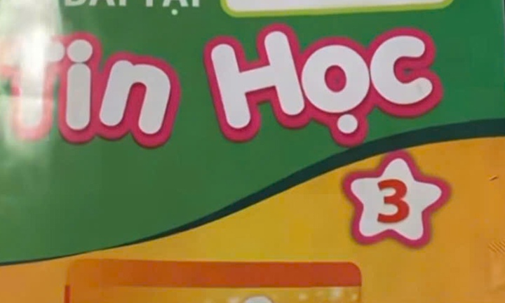 Vở bài tập Tin học lớp 3 in link 'web đen': Đơn vị phát hành thông báo khẩn