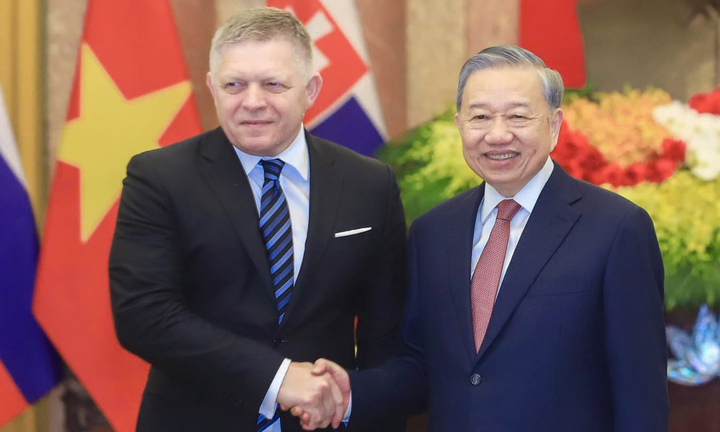 Tổng Bí thư, Chủ tịch nước Tô Lâm tiếp Thủ tướng Slovakia Robert Fico