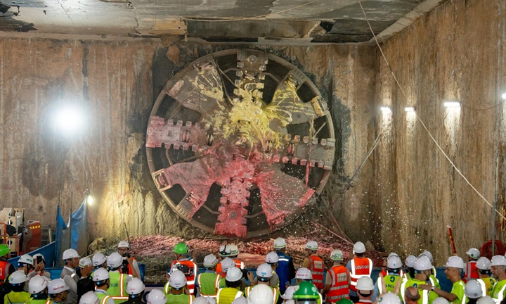 Hoàn thành toàn bộ hành trình khoan hầm tuyến Metro Nhổn - ga Hà Nội