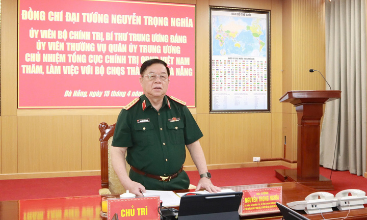 Đại tướng Nguyễn Trọng Nghĩa yêu cầu lực lượng vũ trang Đà Nẵng đẩy mạnh chuyển đổi số