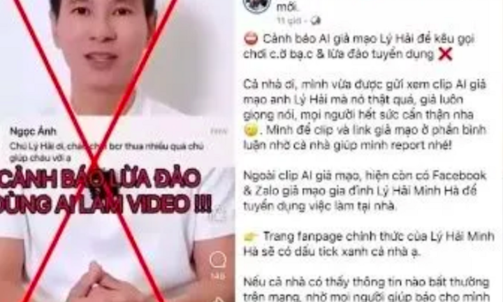 Mạo danh người nổi tiếng bằng AI: Phạt 80 triệu đồng, buộc dán nhãn