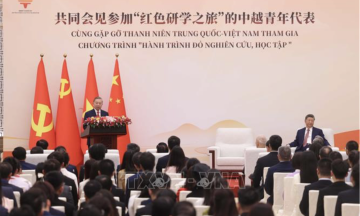 Tổng Bí thư, Chủ tịch nước Việt Nam - Trung Quốc gặp gỡ thanh niên hai nước
