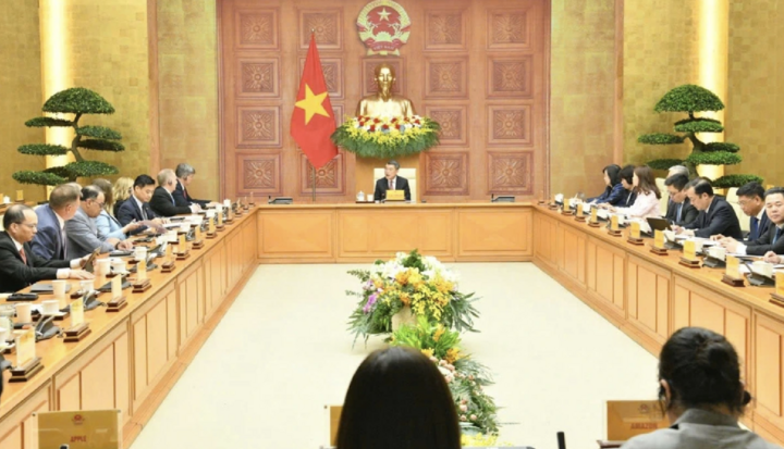 Thủ tướng Lê Minh Hưng tiếp đoàn 52 doanh nghiệp lớn, hàng đầu của Mỹ