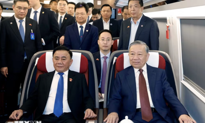 Tổng Bí thư, Chủ tịch nước Tô Lâm đi tàu cao tốc - chủ đề hot MXH Trung Quốc