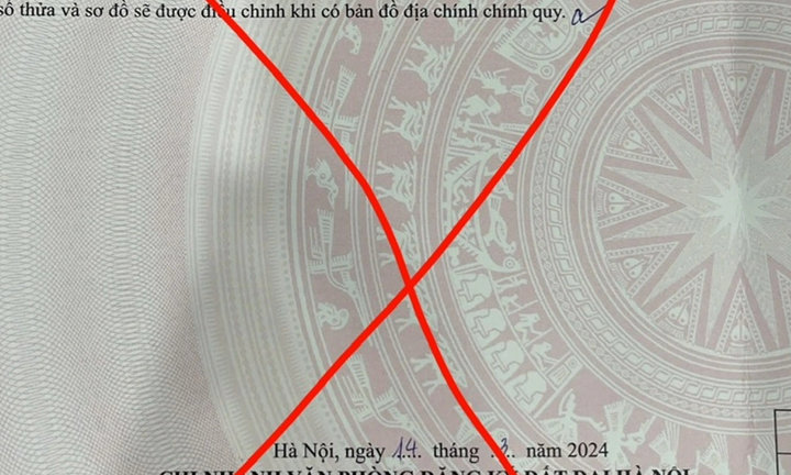 Hà Nội: Xuất hiện sổ đỏ giả với thủ đoạn vô cùng tinh vi