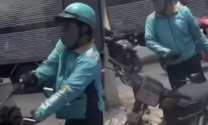 Xác minh clip tài xế mặc áo xe ôm công nghệ ở TP.HCM cầm hung khí đánh người