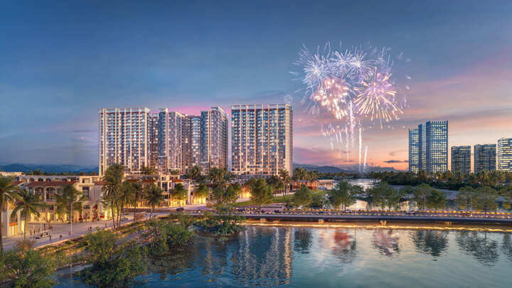 Kiệt tác tầm nhìn từ tháp Onsen 3: Thu trọn mỹ cảnh sông, biển, pháo hoa rực rỡ