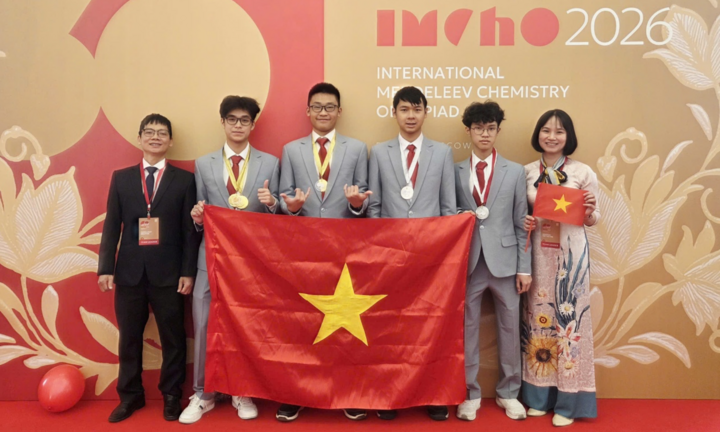 Việt Nam có thí sinh đứng thứ 2 thế giới Olympic Hóa học 'khó nhất hành tinh'