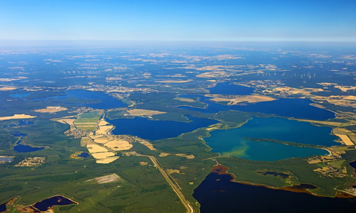 Đức biến 'vết sẹo' khai khoáng thành quần thể hồ lớn nhất châu Âu