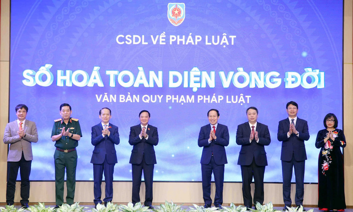 Khai trương Cơ sở dữ liệu quốc gia về pháp luật phiên bản mới