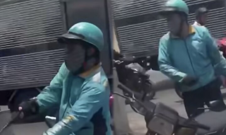 Bắt khẩn cấp tài xế xe ôm công nghệ cầm gậy 3 khúc đánh người