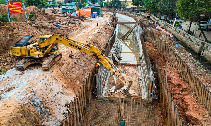 Lộ diện tuyến kênh gần 8km giúp giảm ngập, bổ cập nước sông Tô Lịch