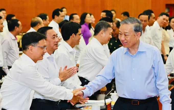 Tổng Bí thư, Chủ tịch nước Tô Lâm làm việc với Ban Thường vụ Thành ủy TP.HCM