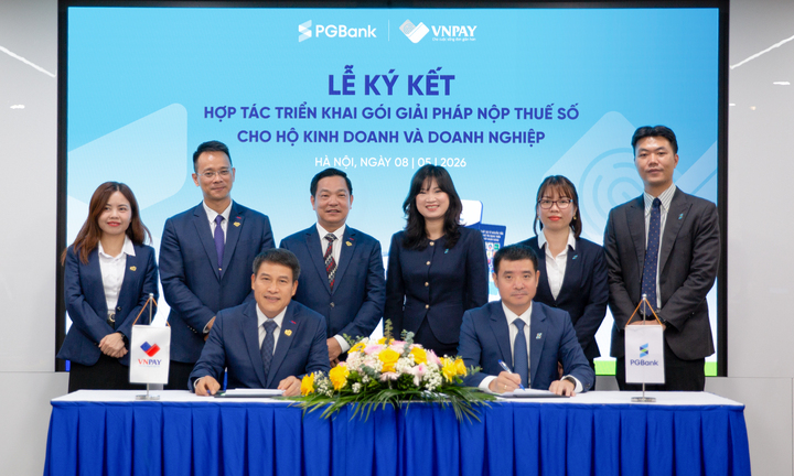 VNPAY và PGBank hợp tác toàn diện triển khai giải pháp thanh toán và nộp thuế số