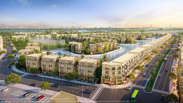 Nhà phố Vinhomes Royal Island đón dòng thịnh vượng giữa thế đất tứ cận sinh tài