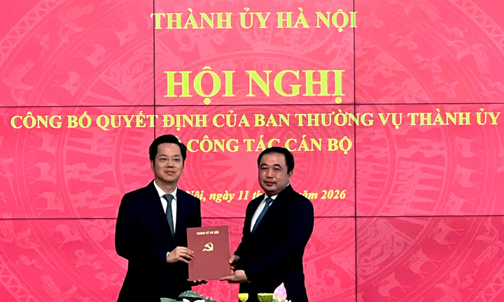 Bí thư phường Hoàn Kiếm Vũ Đăng Định làm Trưởng Ban Tổ chức Thành ủy Hà Nội