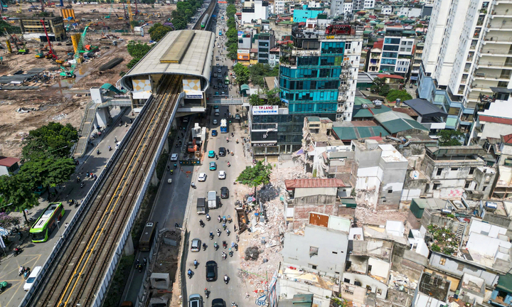 Khu dân cư cạnh ga metro thành công trường mở đường Vành đai 2,5 Hà Nội