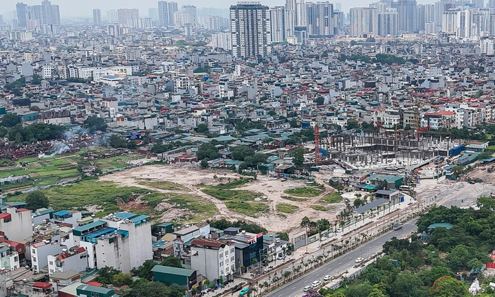 Hiện trạng khu đất ở Hà Nội dự kiến xây nhà tang lễ có 2 tháp tưởng niệm 13 tầng