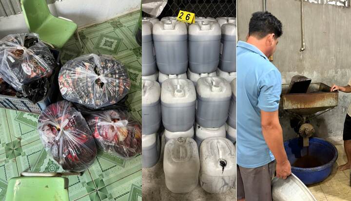 Khởi tố chủ cơ sở sản xuất 10 tấn cà phê giả ở An Giang