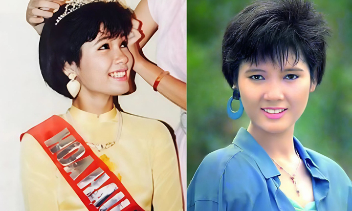 Hoa hậu tóc tém đầu tiên của showbiz Việt, bỏ hào quang sang Mỹ giờ ra sao?