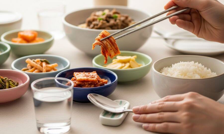 Vì sao người Hàn Quốc không bưng bát lên khi ăn cơm?