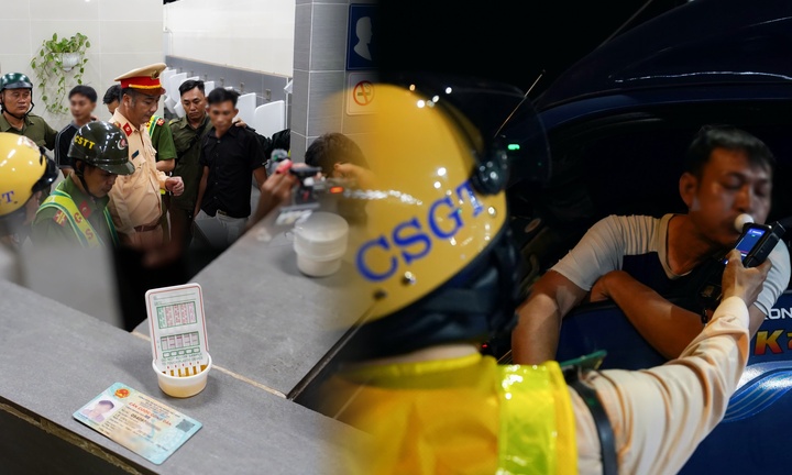 CSGT 'đột kích' chợ Bình Điền, phát hiện tài xế không GPLX, dương tính ma túy