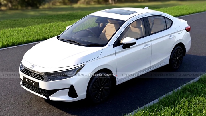 Lộ diện xe sedan Honda City phiên bản mới tại thị trường châu Á