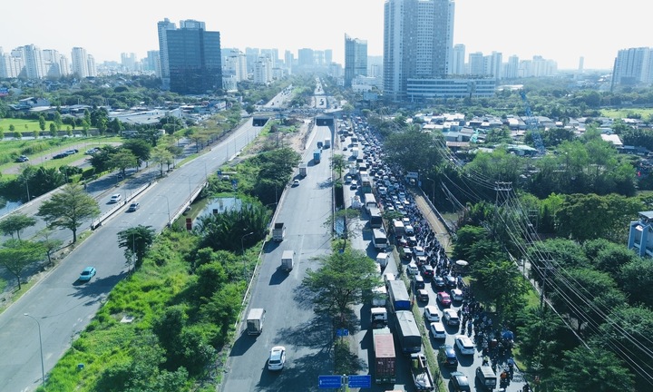 TP.HCM nghiên cứu làm đường trên cao 18 km ở khu Nam, kết nối cầu Thủ Thiêm 4