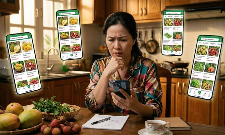 'Ma trận' nông sản mạo danh trên chợ mạng