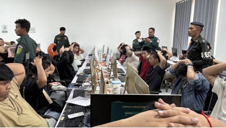 Campuchia quyết triệt phá tận gốc tội phạm lừa đảo trực tuyến