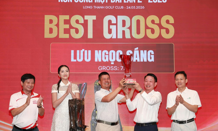 Golfer Lưu Ngọc Sáng vô địch Tiền Phong Golf Championship 2026 
