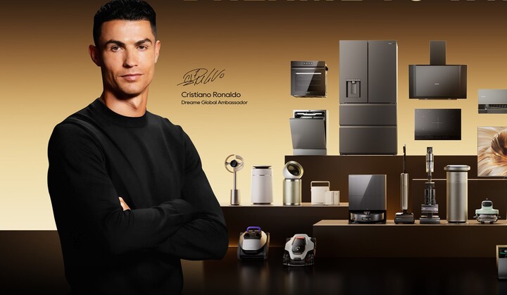 Cristiano Ronaldo trở thành Đại sứ Thương hiệu toàn cầu của Dreame Technology