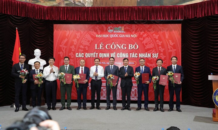 Đại học Quốc gia Hà Nội bổ nhiệm loạt hiệu trưởng, hiệu phó