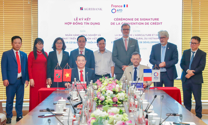 Agribank và AFD ký kết hợp đồng tín dụng hạn mức tài chính khí hậu