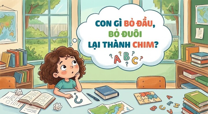 Con gì bỏ đầu, bỏ đuôi lại thành chim?
